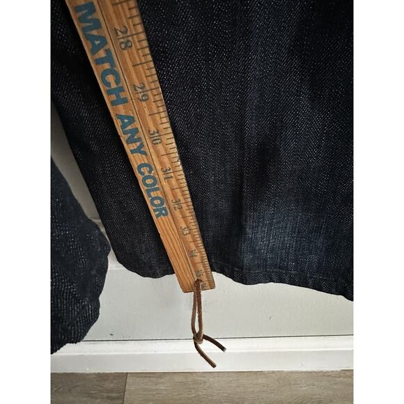 Coogi Authentic Denim Blu Jeans Mens Size 42 35 Embroidered Pocket - Picture 12 of 14